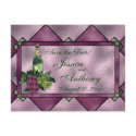 Wine Love Save the Date postcards