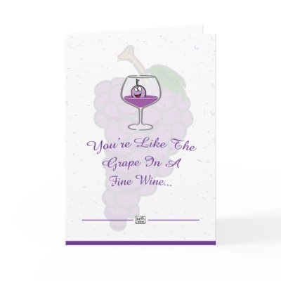 Wine Lover Occasion Card by ChuckleBerrys