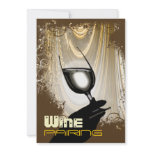 Wine pairing tasting party ~ elegant personalized announcements