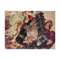 Wine Party Invitation Celebration Post Card