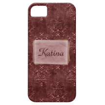 Wine Pink Tapestry Print Case-Mate iPhone 5 iPhone 5 Cover