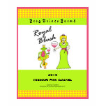 Wine Prince & Princess Royal Blush Faux Wine Label t-shirts