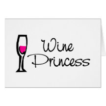 Wine Princess Greeting Cards