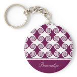 Wine Swirls Keychain