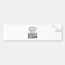 wine tasting bumper sticker