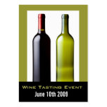 Wine Tasting Event Mini Invite Cards business cards