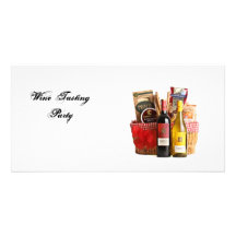 Wine Tasting Party Photo Greeting Card