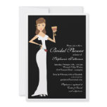 Wine Theme Bridal Shower Celebration Invitation