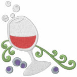 Wine Toast embroidered shirts
