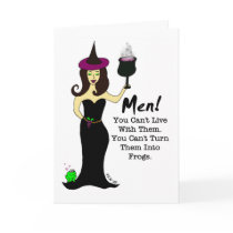 Wine Witch Anti-Valentine's Day Card