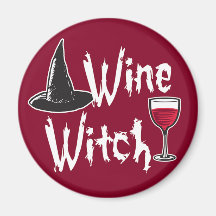 Wine Witch Magnets