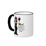 Wine Witch "Men!" Anti-Valentine's Day Mug