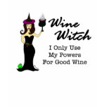 Wine Witch t-shirts