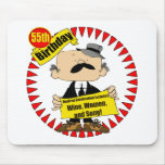 Wine Women Song 55th Birthday Gifts Mouse Mat