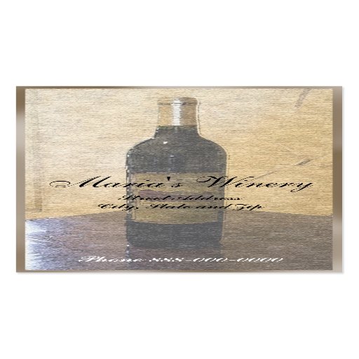 Winery Business Card