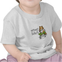 winey bitch sheltie t-shirt