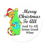 Winey Cat Christmas "...And To All Some Good Wine"