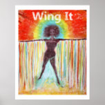 "Wing It" Art Poster