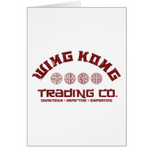 wing kong trading co. big trouble in little china card