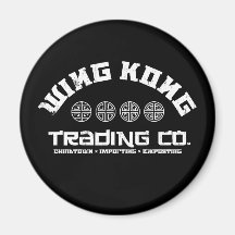 wing kong trading co. big trouble in little china fridge magnet