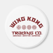 wing kong trading co. big trouble in little china magnet
