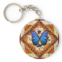 Wing Quilt Keychain