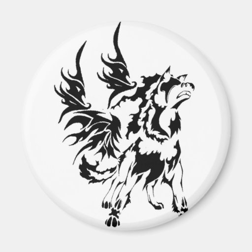 wing wolf refrigerator magnets