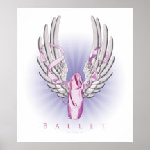 Winged Ballet Print