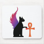 Winged Bast & Ankh Mouse Pads