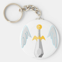Winged Blade Key Chains