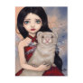 "Winged Ferret" Postcard