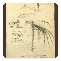 Winged Flying Machine Sketch by Leonardo da Vinci