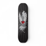 Winged Grunge Hearts skateboards