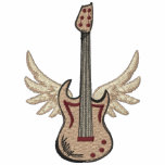 Winged Guitar embroidered shirts
