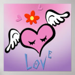Winged Heart Poster posters