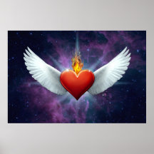 Winged Heart Posters