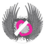 Winged Heart Sticker