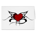 Winged Heart Tattoo cards