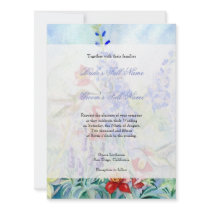 Winged Jewels Hummingbirds - Wedding Invitation