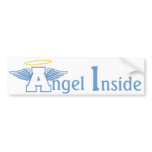 Winged Letter A bumper stickers