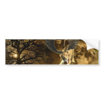 Winged Lioness  Bumper Sticker