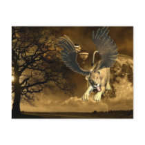 Winged Lioness  Postcard