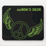 Winged Peace Mouse Pad