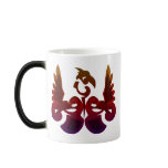 Winged Phoenix Bird mugs