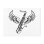 Winged Sax Post Cards