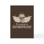 Winged Skull Forensic Anthropology Greeting Card