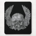 Winged Skull mousepads