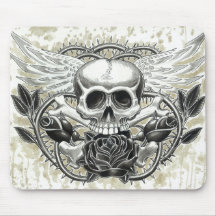 Winged Skull Mousepad