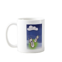 Winged Tennis Shoes Coffee Mug