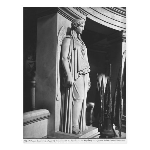 Winged victory postcard